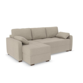 Charlie Corner Sofa Bed - LHF - Beige