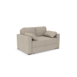 Charlotte Two-Seater Sofa Bed - Beige - thumbnail 1