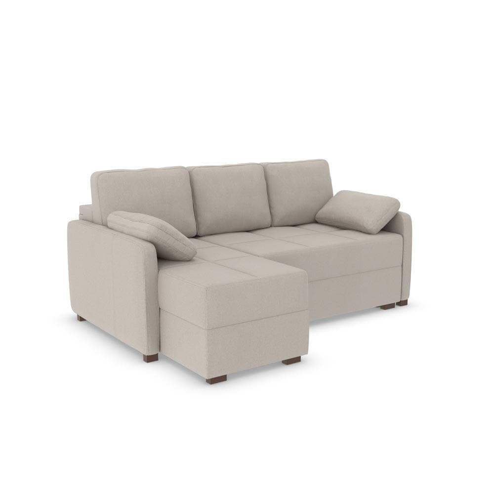 "Ex Display - Ashley Corner Sofa Bed - LHF - Micro Suede- Storm Grey (SHUB462) - "