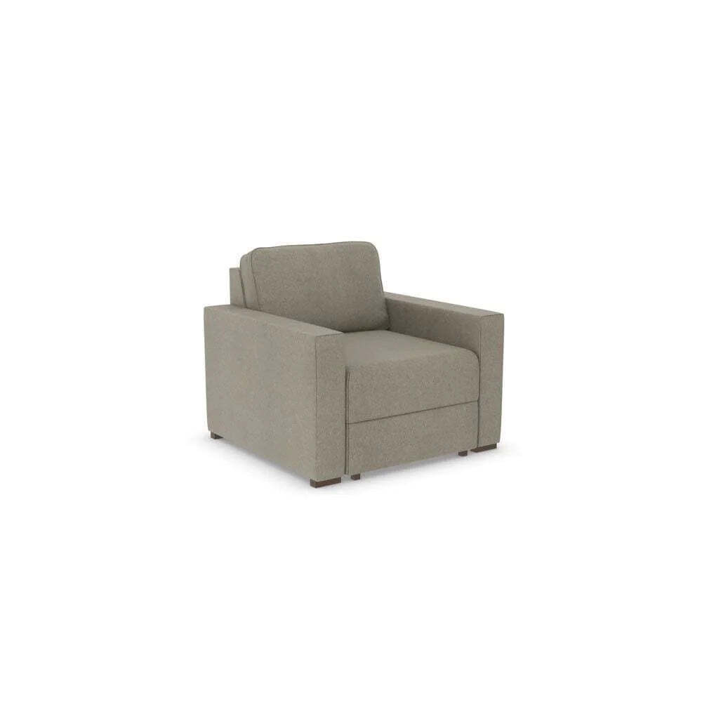 "Ex Display - Charlotte Chair Bed Micro Cloth Calm (SHUB501) - " - image 1