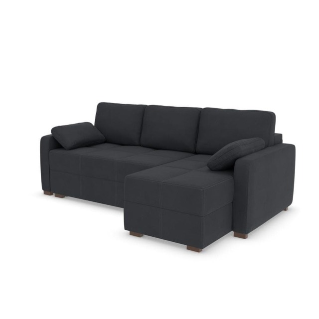Charlie Corner Sofa Bed - RHF - Midnight Grey - image 1
