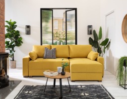 Charlie Corner Sofa Bed - RHF - Midnight Grey - thumbnail 2
