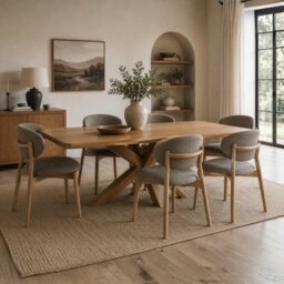 Arden Dining Table & 6 Louis Chairs - thumbnail 2