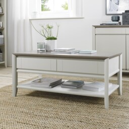Cookes Collection Romy Soft Grey Coffee Table - thumbnail 3