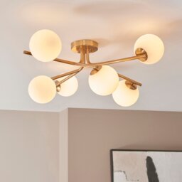 Aaron 6 Light Semi Flush - thumbnail 3