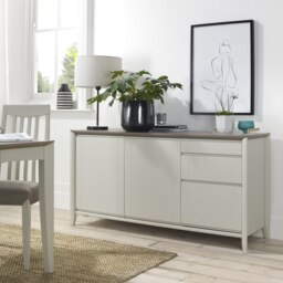 Cookes Collection Romy Soft Grey Wide Sideboard - thumbnail 3