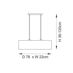 Longshore 2 Light Linear Pendant - thumbnail 5