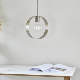 Hoop Pendant Nickel - thumbnail 4