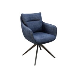 Belfast Dining Chair - Dark Blue - thumbnail 1
