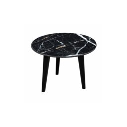 Voy Lamp Table - Black Marble Print Small - thumbnail 4
