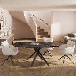 Belfast Dining Chair - Off White - thumbnail 2