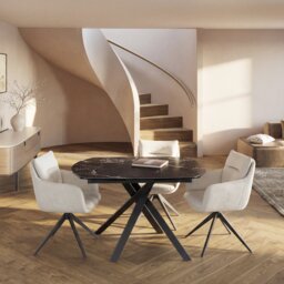 Belfast Dining Chair - Off White - thumbnail 5