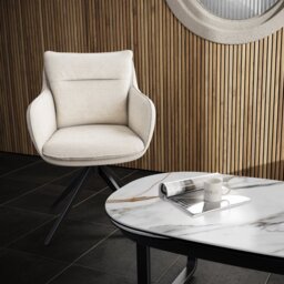 Belfast Dining Chair - Off White - thumbnail 6