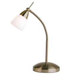 Antique Brass Touch Desk Lamp
