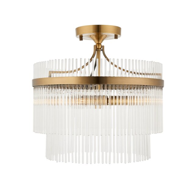 Marietta 3 Light Semi Flush - image 1