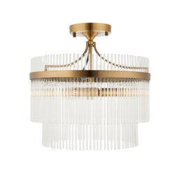 Marietta 3 Light Semi Flush - thumbnail 1