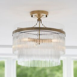 Marietta 3 Light Semi Flush - thumbnail 4