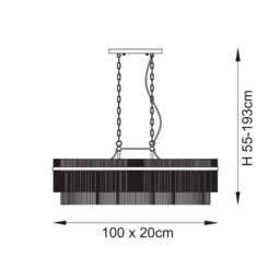 Marietta 4 Light Linear Pendant - thumbnail 6