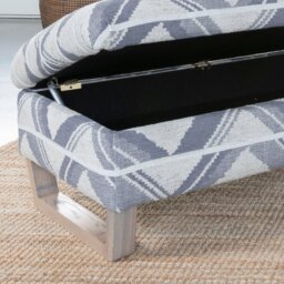 Aries Legged Ottoman Fabric SE - thumbnail 3