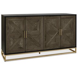 Iris Fumed Oak Wide Sideboard - thumbnail 1