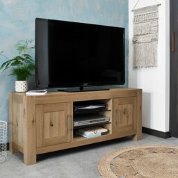 Cookes Collection Trinity Light Oak Entertainment Unit - thumbnail 3