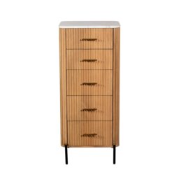 Cookes Collection Rhys 5 Drawer Tall Chest - thumbnail 1