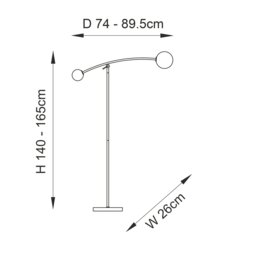 Black Floor Lamp - thumbnail 6