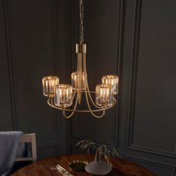 Berenice 5 Light Pendant - Antique Brass - thumbnail 4