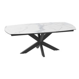 Phoenix Dining Table - Matt Marble - thumbnail 1