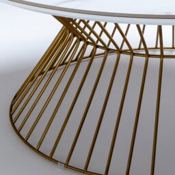 Cage Circular Coffee Table - thumbnail 4