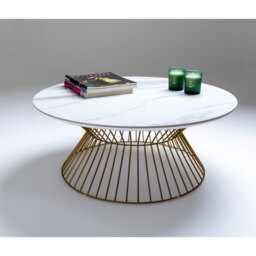 Cage Circular Coffee Table - thumbnail 2