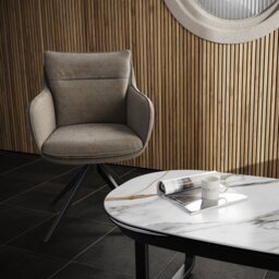 Belfast Dining Chair - Beige - thumbnail 3