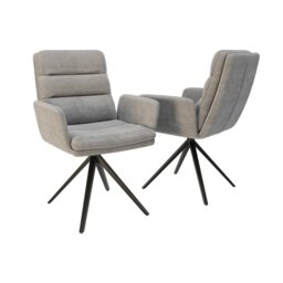 Helsinki Dining Chair - Light Grey - thumbnail 2