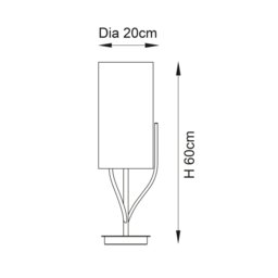Fraser 1 Light Table Lamp - thumbnail 6