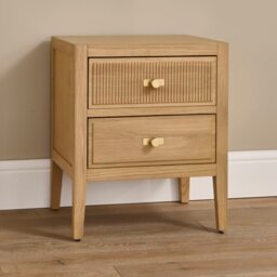 Louisiana 2 Drawer Bedside Table - thumbnail 2