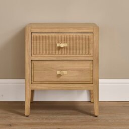 Louisiana 2 Drawer Bedside Table - thumbnail 4