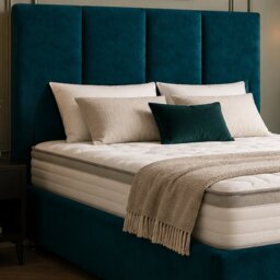 Soave 1500 Pocket 2 Drawer Divan Set with Headboard 150 x 200cm (King Size) - thumbnail 4