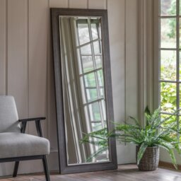 Richmond Leaner Mirror - Pewter - thumbnail 2