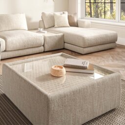Nyla Square Coffee Table Fabric B - thumbnail 3