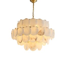 Caroline Large Alabaster Chandelier - thumbnail 1