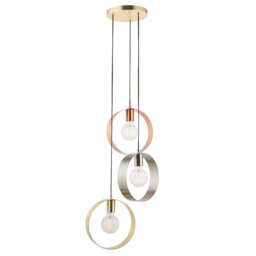 Hoop 3 Light Pendant Multicolour