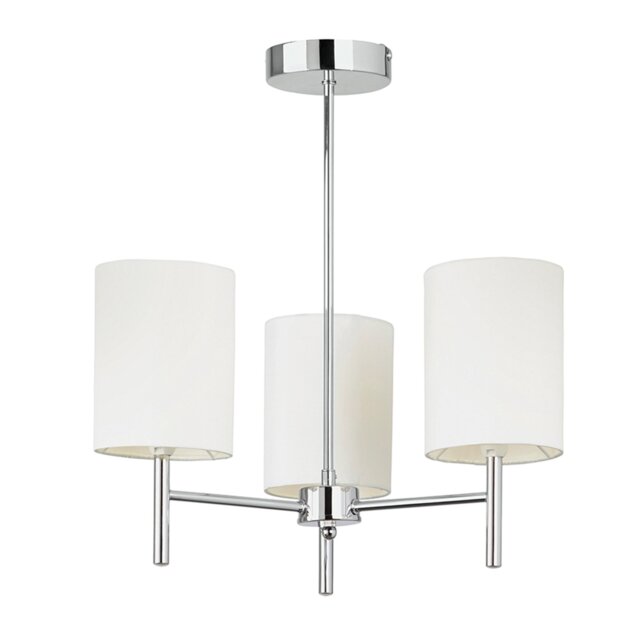 Chrome 3 Light Fitting