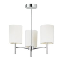 Chrome 3 Light Fitting