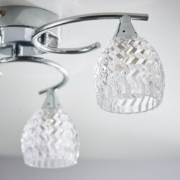 Chrome 3 Light Semi Flush - thumbnail 2