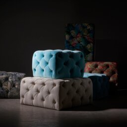 Trenton Medium Fabric Footstool - thumbnail 4