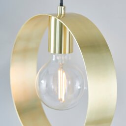 Hoop Pendant Brass - thumbnail 5