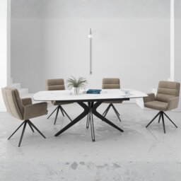 Helsinki Dining Chair - Beige - thumbnail 2