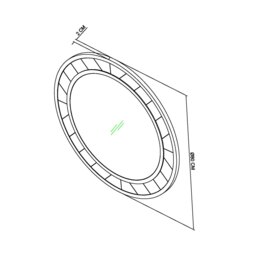Cookes Collection Saturn Wall Mirror - thumbnail 4