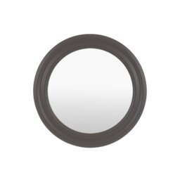 Suffolk Small Round Mirror - Charcoal - thumbnail 1