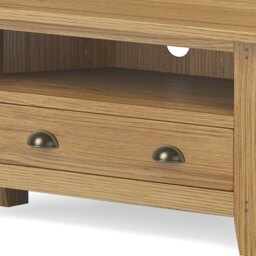 Marseille Corner TV Unit with Drawer - thumbnail 4